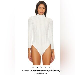 x REVOLVE Party Favor Bodysuit in Ivory Free People